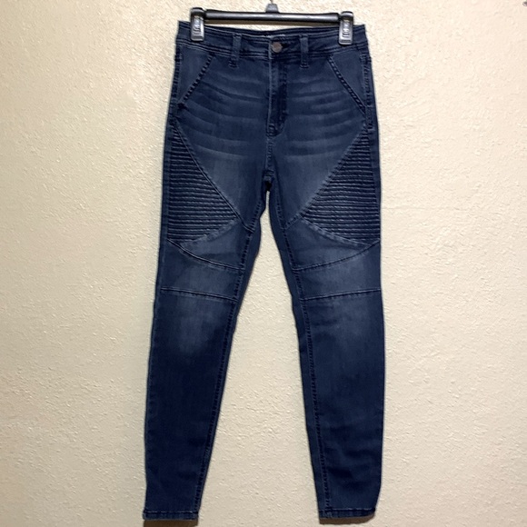 NOBO Denim - NOBO Jeans 9 Jr Blue Stretchy High Rise Skinny Cotton Polyester Spandex 4 Pocket